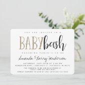 Baby Bash, Couples Baby Shower Invitation (Standing Front)
