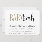 Baby Bash, Couples Baby Shower Invitation (Front)