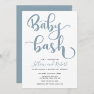 Baby Bash Couples Baby Shower Invitation