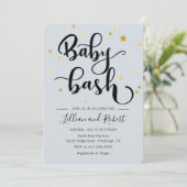 Baby Bash Couples Baby Shower invitation (Standing Front)
