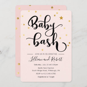 Baby Bash Couples Baby Shower invitation