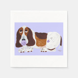 Baby Basset Hound Napkins