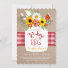 Baby BBQ Baby Shower Invitation, BabyQ Invite