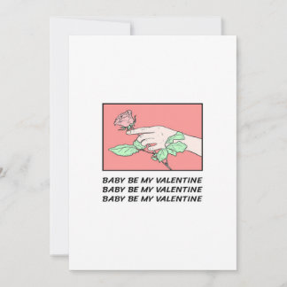 Baby Be My Valentine Holiday Card