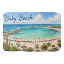 Baby Beach Aruba Caribbean Travel souvenir