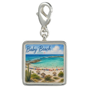 Baby Beach Aruba Caribbean Travel souvenir Charm