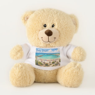 Baby Beach Aruba Caribbean Travel souvenir Teddy Bear