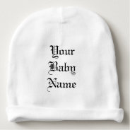 Baby Beanie With Personalized Lettered Name at Zazzle