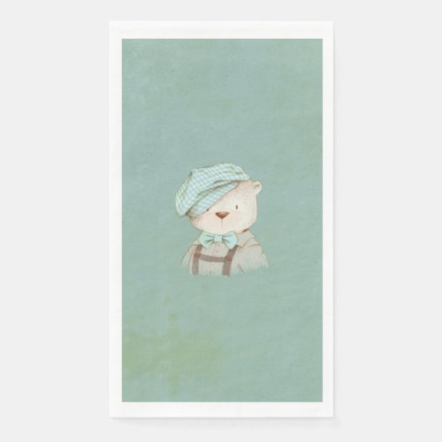 Baby Bear Adorable Cute Kids Simple Whimsical Paper Guest Towels