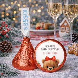Baby Bear And Rowan Berries Baby Shower Hershey®'s Kisses®