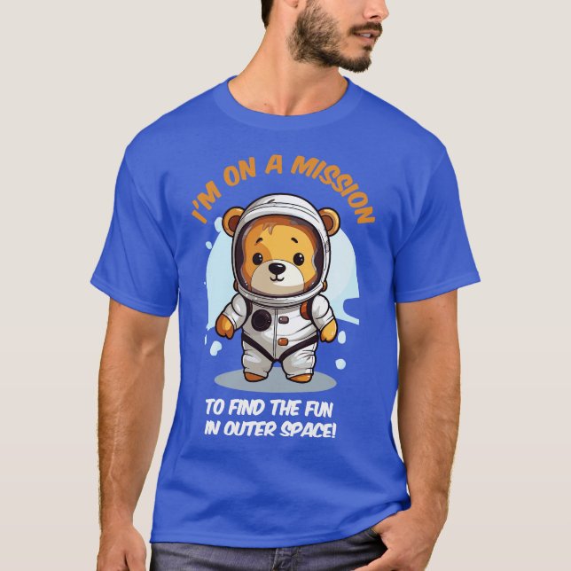 Baby Bear Astronaut T-Shirt (Front)
