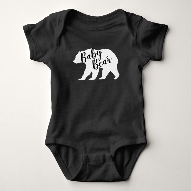 Baby Bear Baby Bodysuit (Front)