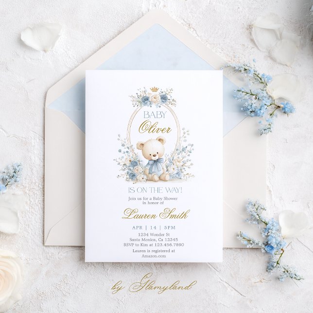 Baby Bear Baby Shower Invitation (Creator Uploaded)