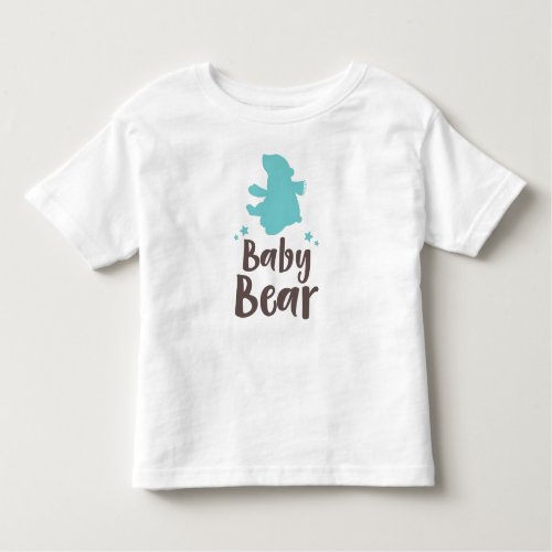 Baby Bear Bear Cub Cute Bear Little Bear _ Blue Toddler T_shirt