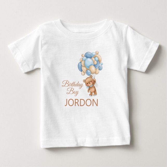 Baby Bear Birthday Baby T-Shirt (Front)