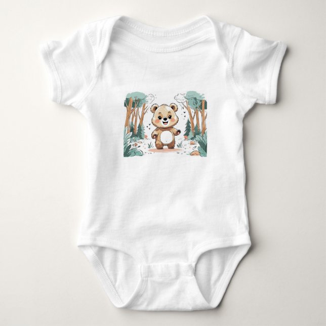 baby bear body  bodysuit (Front)