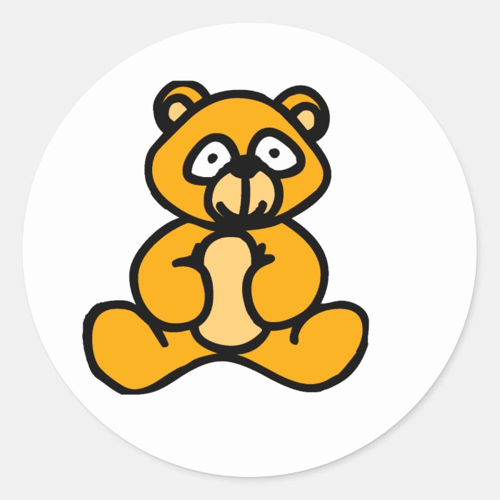 Baby bear cartoon stickers