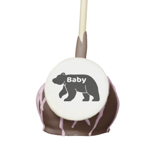 BABY Bear Child Baby Shower Gift Cake Pops