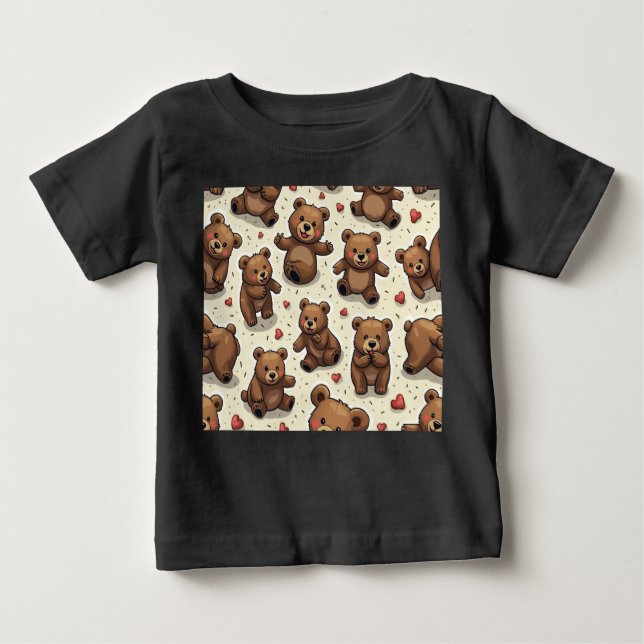  baby bear clothes T-Shirt (Front)