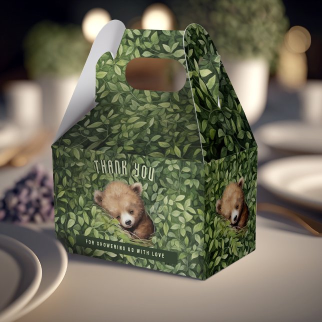 Baby Bear Foldable Favor Gift Box Baby Shower (Creator Uploaded)