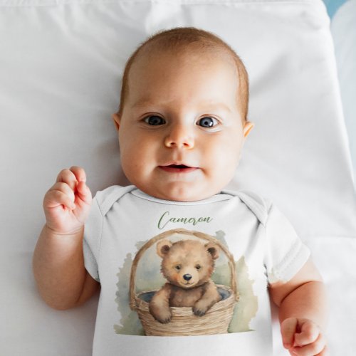 Baby Bear Gender Neutral Baby Bodysuit