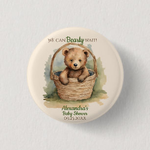 Baby Bear Gender Neutral Baby Shower Button