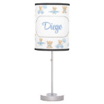 Baby Bear in Boat Personalized Lamp