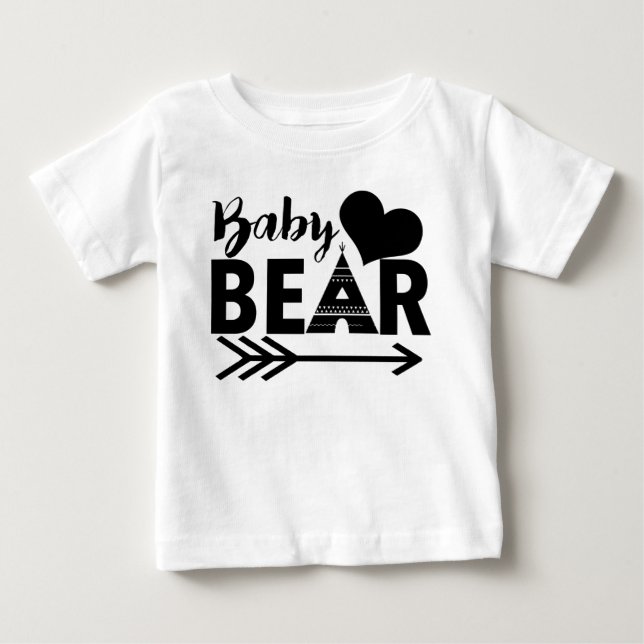 Baby Bear Infant Body Suit Baby T-Shirt (Front)