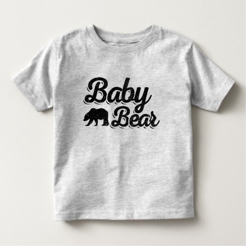 Baby Bear Light Color Toddler T_shirt