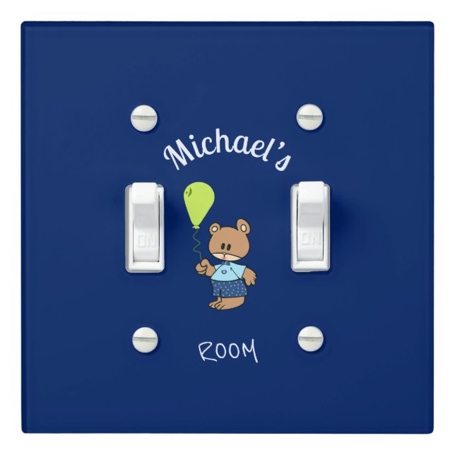 Baby bear  light switch cover (In Situ)