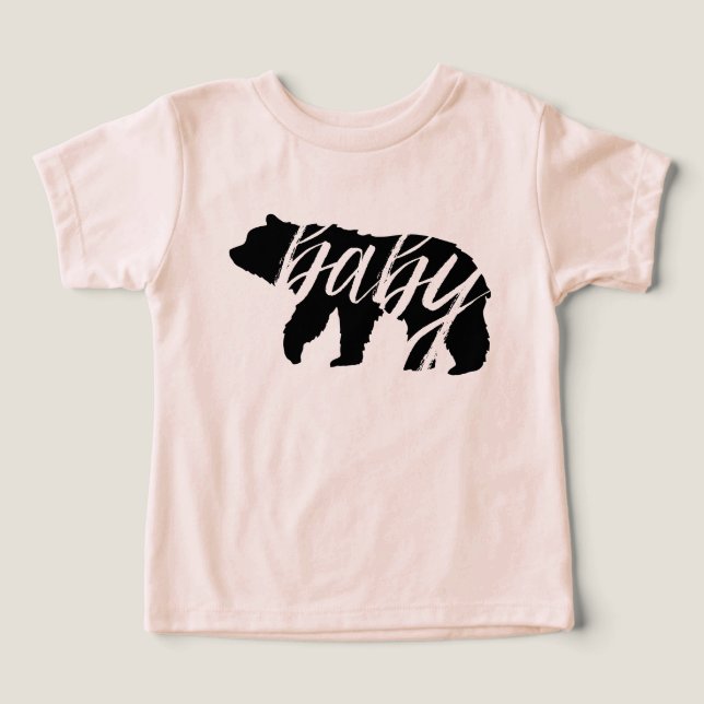 Baby Bear | Matching Family Toddler T-shirt (Design Front)