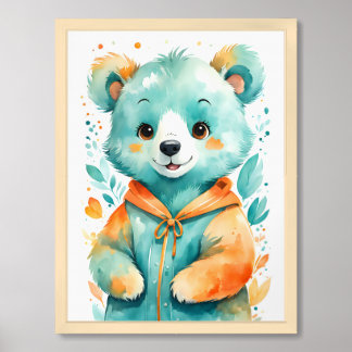 Baby Bear Nursery Wall Art