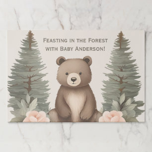 Baby Bear Pine Trees Paper Pad