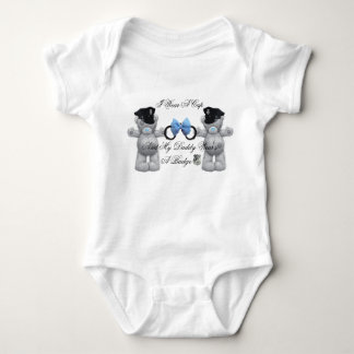 Baby Bear Police Officer Baby Bodysuit