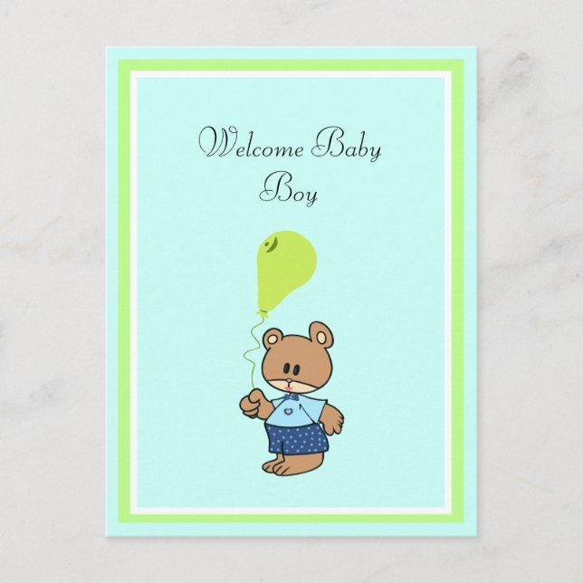 Baby bear postcard (Front)