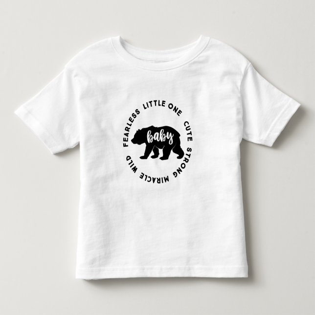 Baby bear, toddler, family T-Shirt (Front)