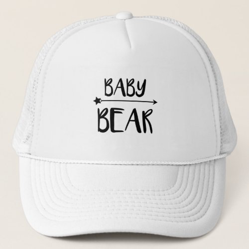 baby bear trucker hat