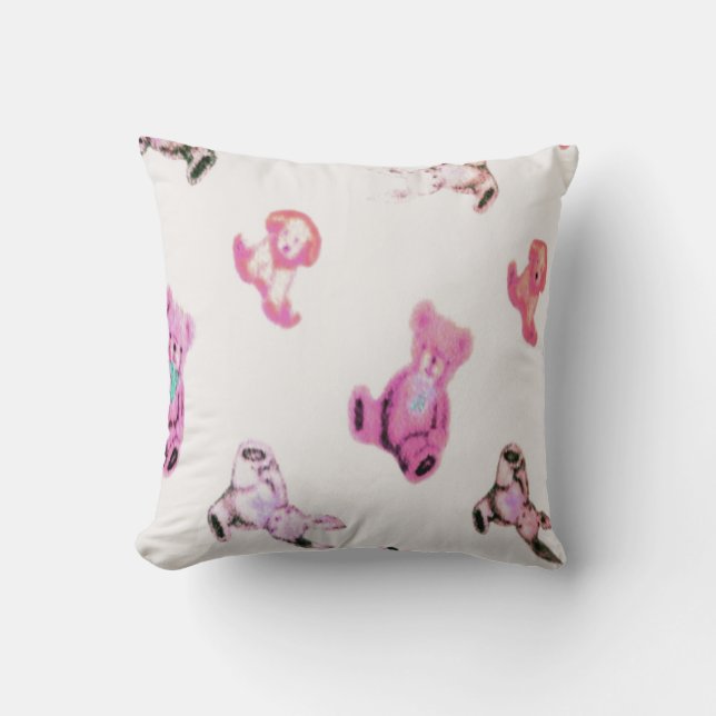 Baby Bear's Throw Pillow (Front)