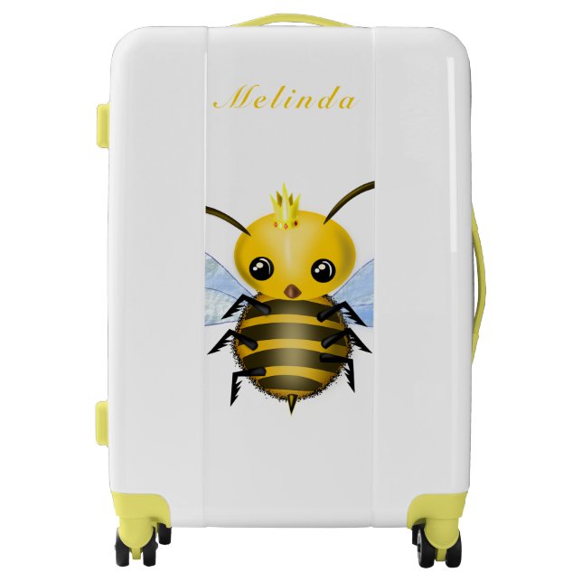 Baby Bee - Add Your Name / Text - Custom Luggage (Front)