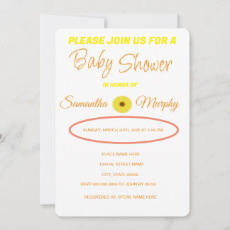 Baby Bee | Baby Shower Invitation