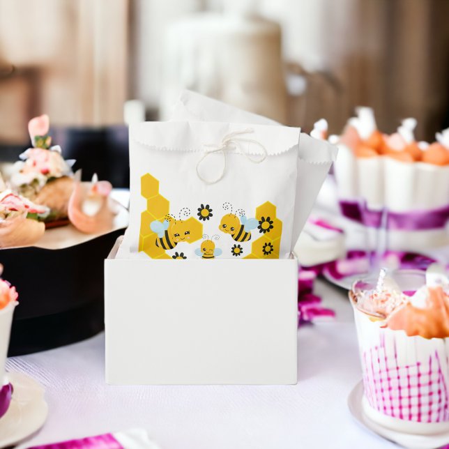 Baby Bee Baby Shower Party Favor Bag (Baby Bee Baby Shower Party Favor Bags from Ricaso)