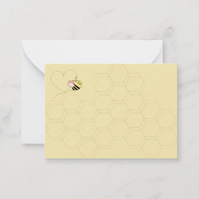 Baby Bee Girl Insert Card (Front)