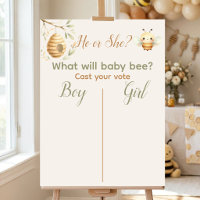 Baby Bee He or She Cast Your Vote Boy or Girl