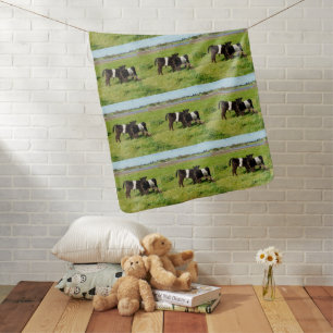 Baby Belted Galloway Calves, Baby Blanket