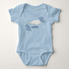 Baby Beluga 1st Birthday Bodysuit