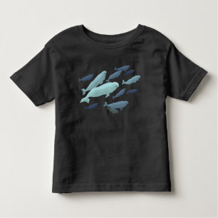 Baby Beluga Whale T-Shirt Cute Toddler Whale Art