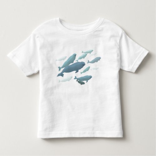 Baby Beluga Whale T_Shirt Cute Whale Art Shirts
