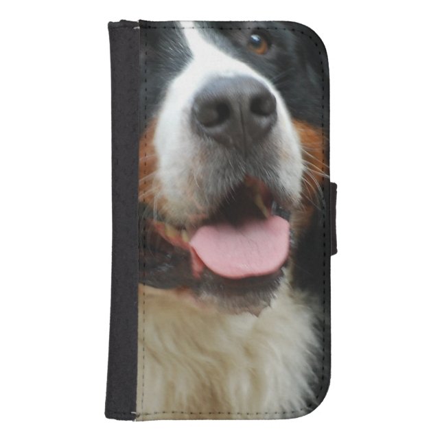 Baby Bernese Mountain Dog Samsung Galaxy Wallet Case (Front)