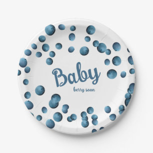 Baby Berry Soon Paper Plates