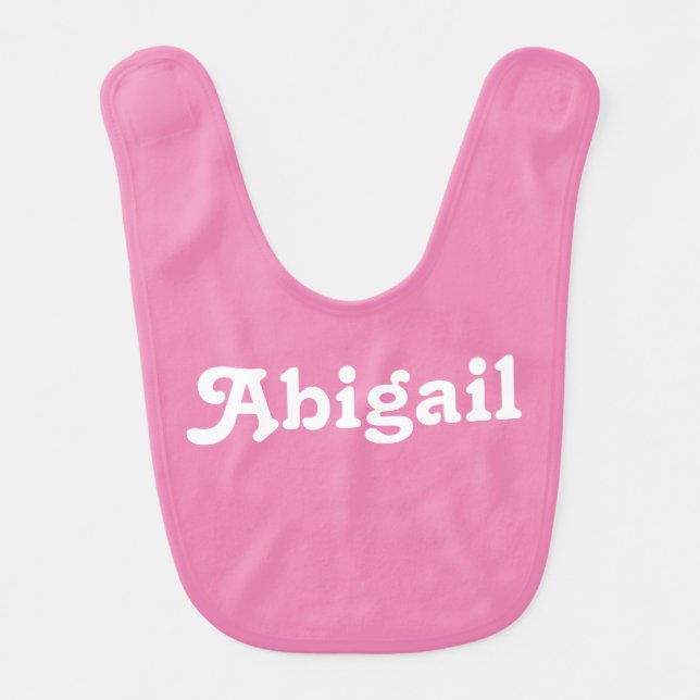 Baby Bib Abigail (Front)